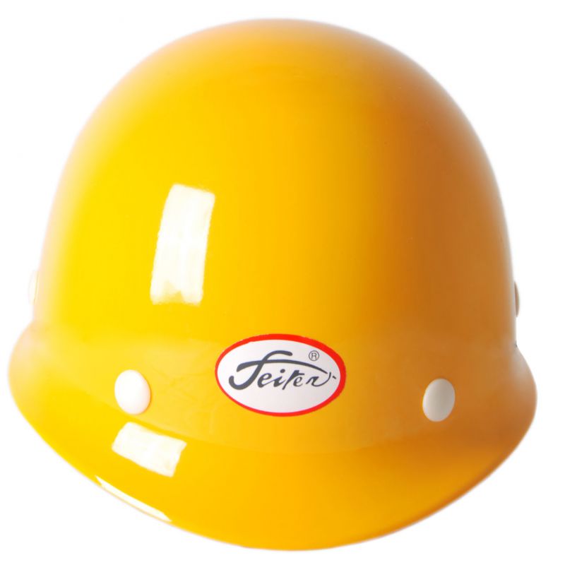 普通PE塑料安全帽 工地头部防护的基础选择与价值